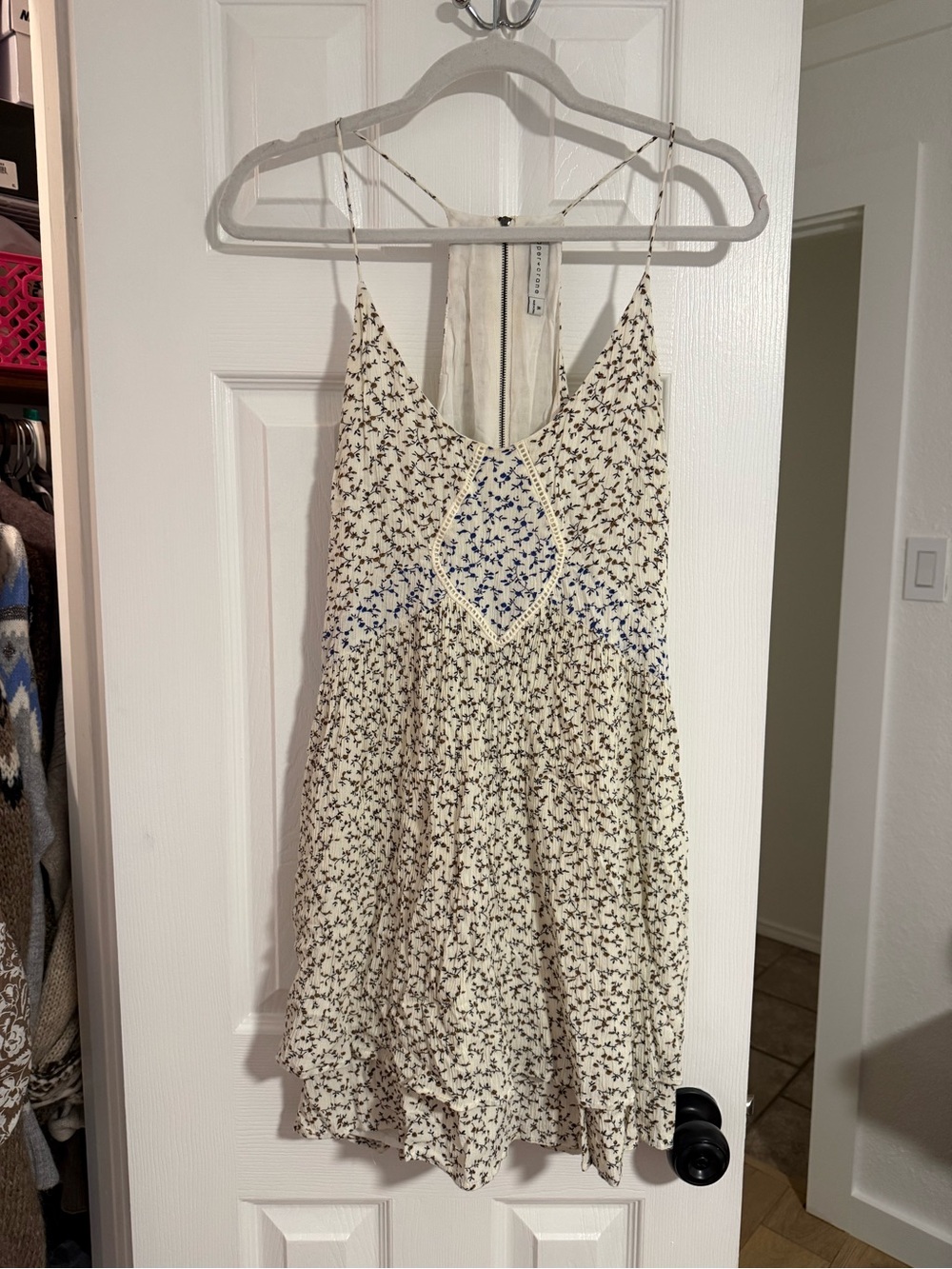Cream Floral Sundress